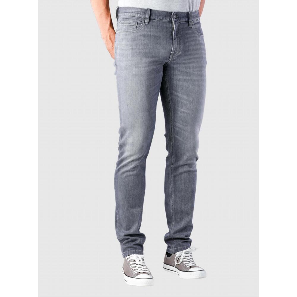 NEW ALBERTO MAKALI rinse jeans in mid grey